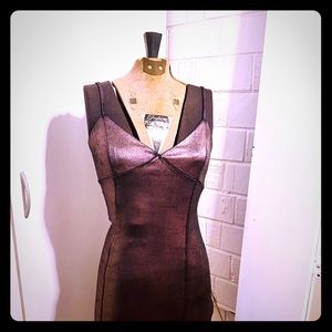 Metallic Spandex Dress